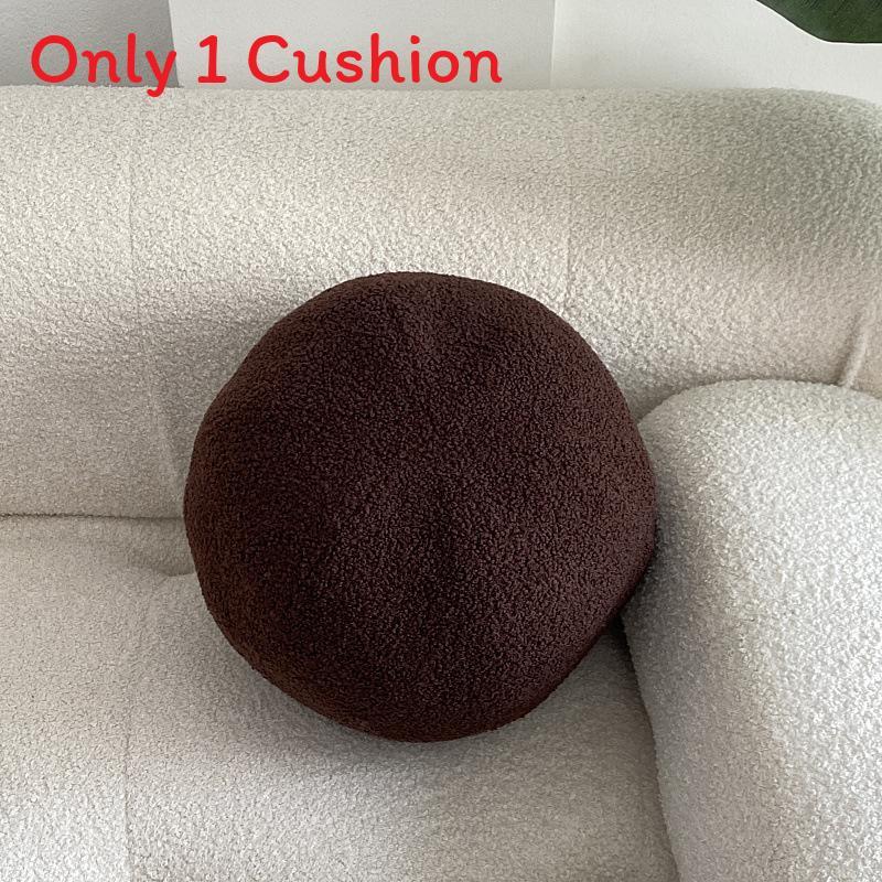 Cuscino Moderno Scandinavo in Lana di Pecora con Imbottitura in Cotone PP per Decorazione Divano Soggiorno