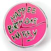 Happee Birthdae Harry Cake Pin Badge