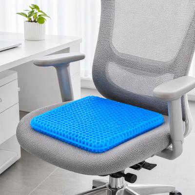 Summer Gel Seat Cushion, Thick Honeycomb Ice Cooling Pad for Pressure Pain Relief, Breathable Car Seat Office Chair Cooling Sitting Mat