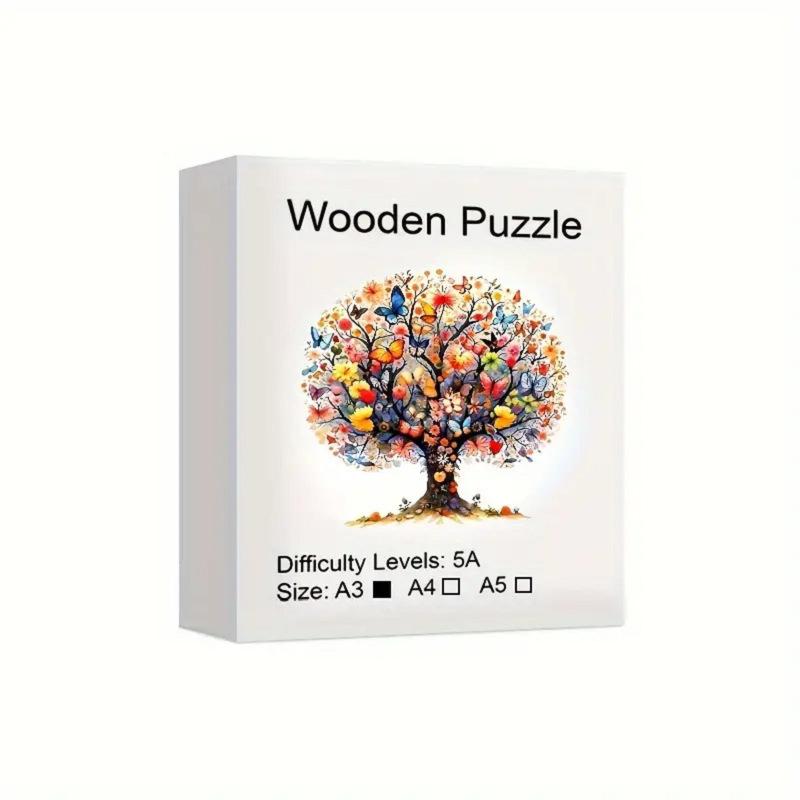 Tree Of Life Wooden Irregular Alien Animal Wooden Puzzle