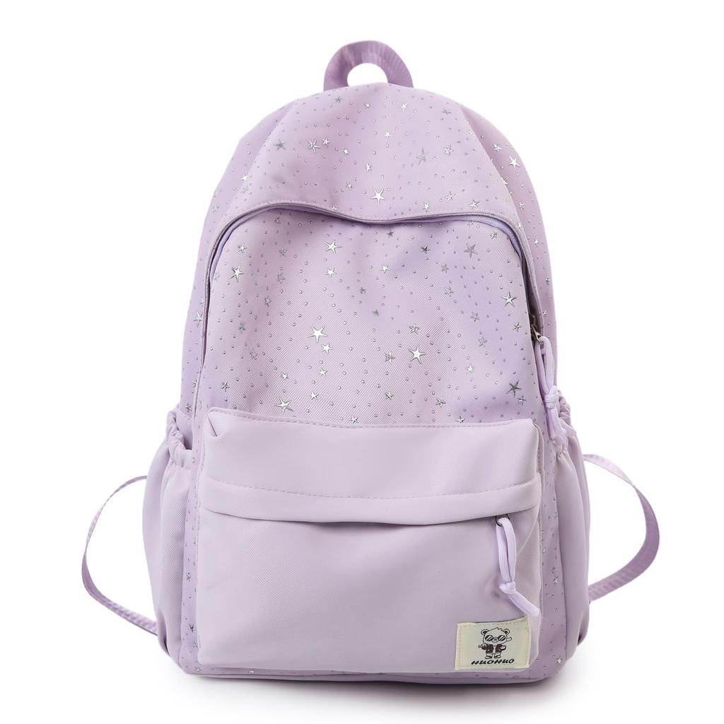 Schoolbag1011 New Simple and Versatile Women's Bag Large-capacity Student Computer Schoolbag Fresh and Cute Outdoor Travel Backpack