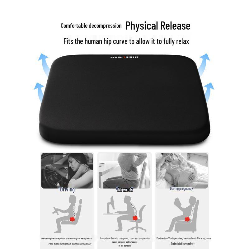 Universal Winter Car Seat Cushion with Lumbar Support - Warm, Simple & Stylish for All Seasons