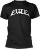 Evile Logo Black T Shrt - New