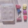 Silicone Pendant Resin Molds with Hanging Hole Jewelry Casting Molds,Rose Flower Pendant Charm Mold for Art Crafting