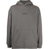 Back Hoodie Medium Fit 'Grey' Men's 600583TNVH11227