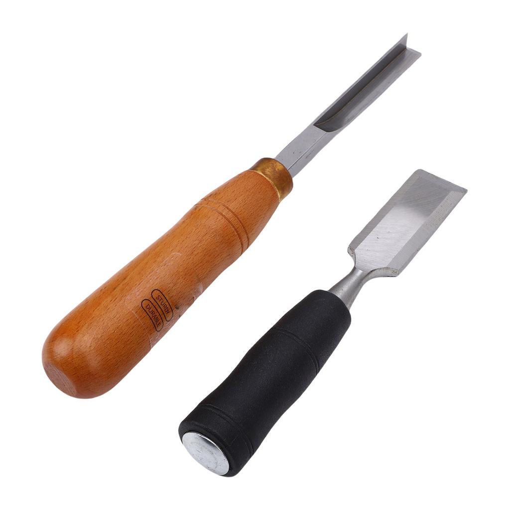 Woodworking Chisel Set Right Angle Corner Chisel and Metal Strike   Flat Chisel for Wood Stone Carving
