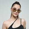Cloud Rimless Sunglasses Women'S Wavy Sunglasses Men'S Glasses