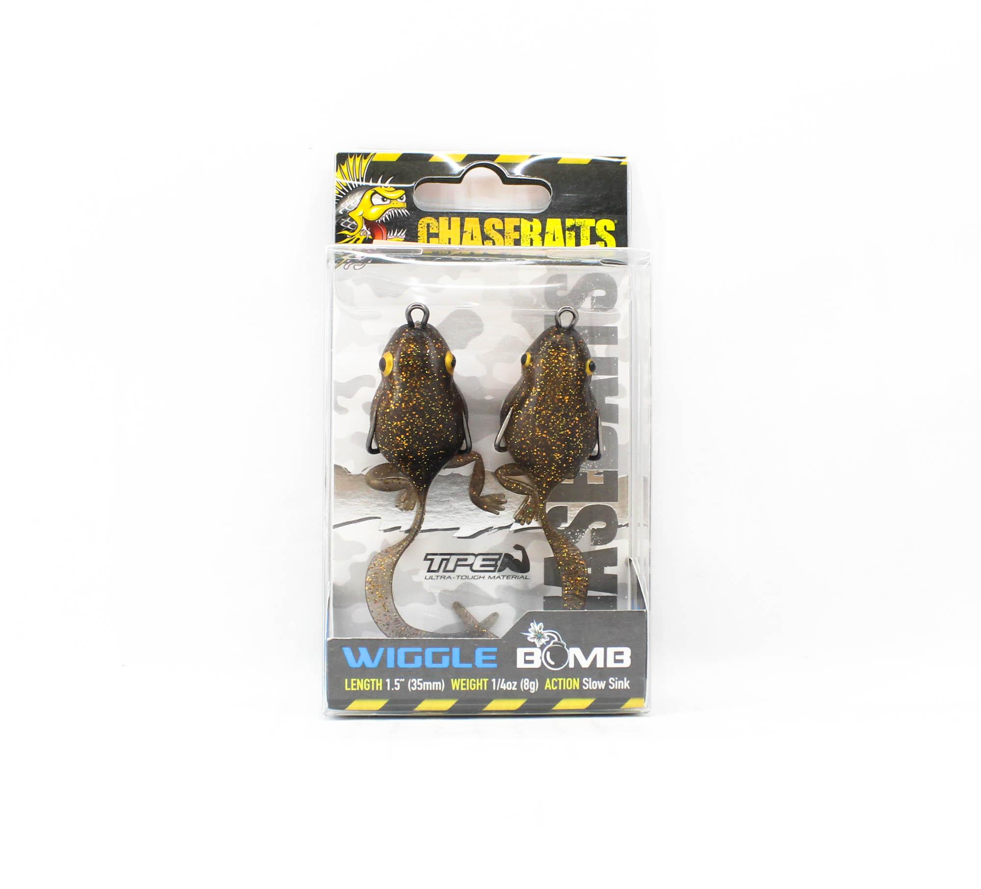

Chasebaits Wiggle Bomb 35 мм Тонущая приманка 2 шт./уп. 02 Бронза (4048)