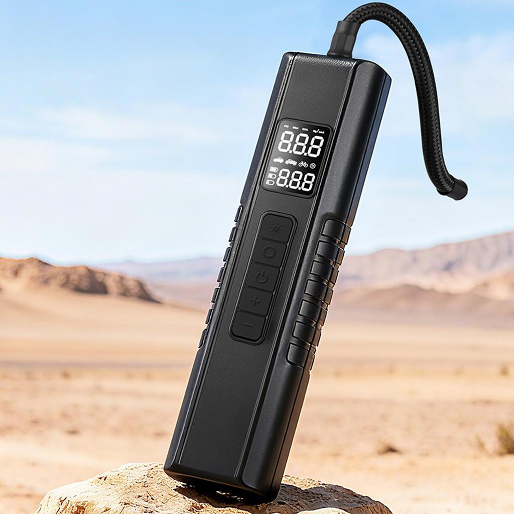 Tire Inflator Portable Compressor, Car Tire With Digital Pressure Gauge, Rechargeable Battery,for Car, SUV, Motorcycle,Ball