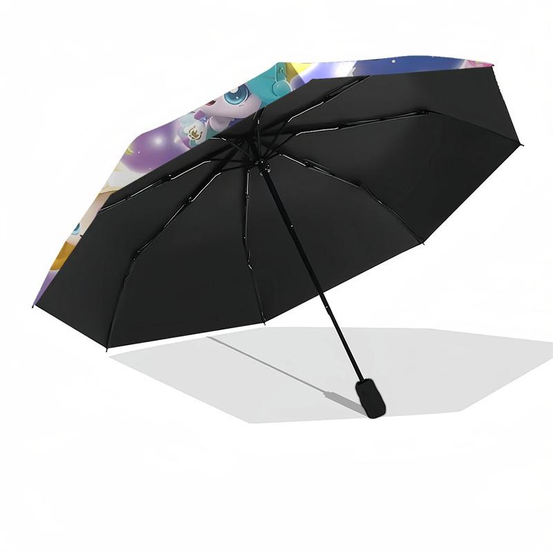 Cute Characters, Fantasy Universe Automatic Opening and Closing, 8 rib Structure Portable Umbrella, Suitable for Men and Women in All Season