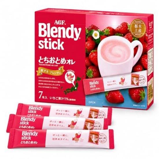 Blendy Stick Tochigi Strawberry Milk Limited Edition Coffee 7 Sticks Juice Used Souvenir Local Specialty