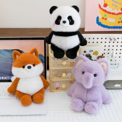 Tide Play Table with Animal Doll Fragrance Desktop Plush Toy Panda Doll Rag Doll Birthday Gift Children