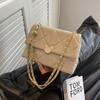 Rhombus Chain Bag Women's Summer New Trendy Fashion Versatile High-end Single Shoulder Crossbody Small Square Bag
