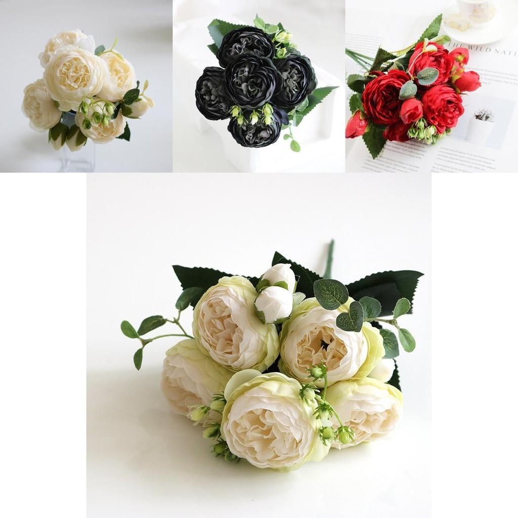 Lifelike 30cm Rose Silk Peony Artificial Flowers Offering Lasting Beauty For All Spaces