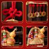 2025 New Style Housewarming Chinese Knot Gourd Fu Character Broom Pendant for New Year Entrance Decor