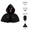 In Stock: Halloween Cosplay Medieval Hooded Cloak with Cyberpunk Hat
