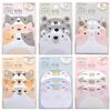 Sticky Notes Memo Pad Cute Animals 6 Book Set 45 Sheets6 Books 270 Sheets Message Seals Notebook Paper Animal-shaped Interesting Stationery Strong You