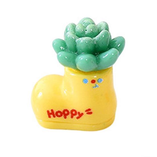 

Miniature Cactus Figurine Cute Tiny Potted Cactus for Home Office Desk Tabletop Decor Simulation Greenery Plants for Fairy Garden F