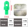 100Pcs Refraction Nozzle Garden Greenhouse Drip Irrigation Water Pipe Sprinkler Threaded Barbed Atomized Sprayer Watering Nozzle