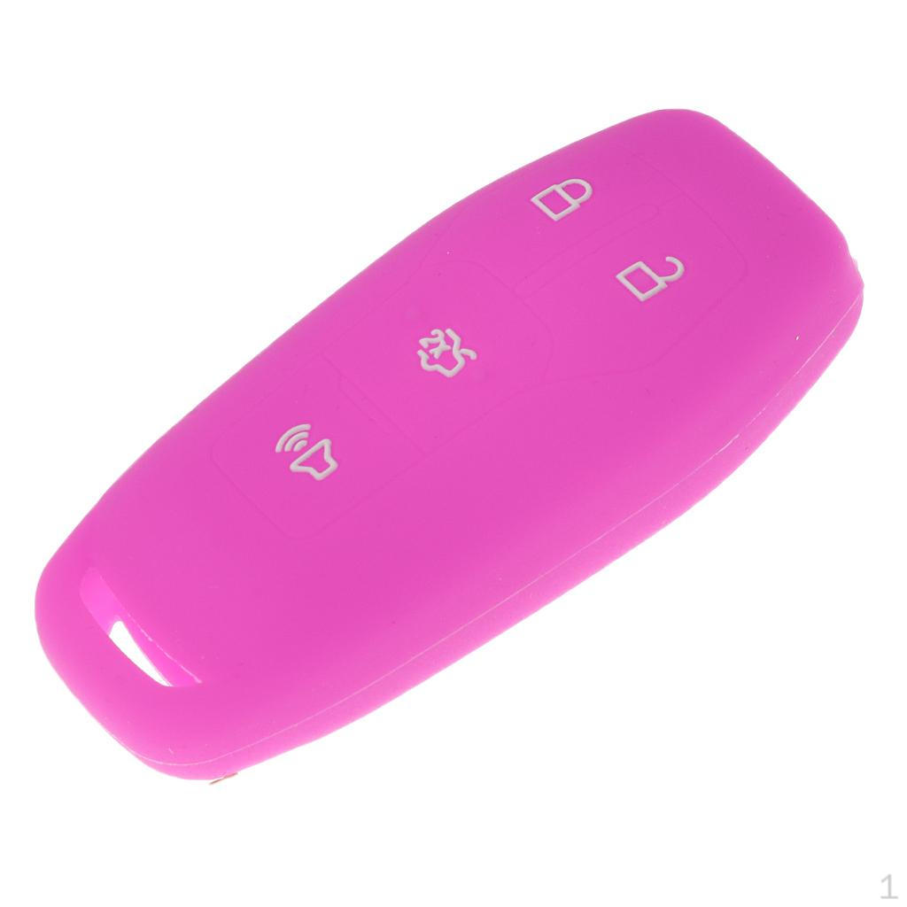 

4-Button Silicone Cover Remote Case Holder - Purple