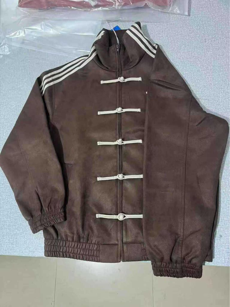 Men's Chinese Stand-Up Collar Tang Jacket with Frog Buttons - New Year Spring Festival Design