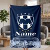 Club De Futbol Monterrey Custom Flannel Blankets Soft Warm Cozy Throws for Home Decor Holiday Gifts