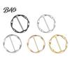 Scarf Ring Clips Shirt Ties for Women, Multifunctional And Slides, T-Shirt Waist Tightener Cincher French Style Knot Clip Rings Large Long Tee Tie Up,