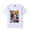 Hot Anime Demon Slayer Series Printed T-Shirt Women Ladies Harajuku Casual Fashion Round Neck Short Sleeve Top