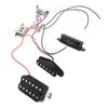 Electric Guitar Pickup with Tone Volume Harness Double Coil Open Style Humbucker Pickup Set