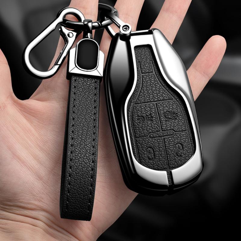 Zinc Alloy Car Key Case for Maserati Ghibli President Grecale Levante GranTurismo Quattroporte GranCabrio MC2  Accessories