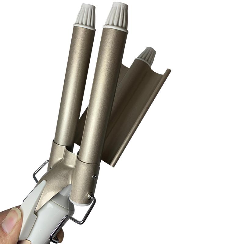 2023 Băț de ondulare cu cap de rulou de ou nu rănește părul Rola mare de trei bastoane de rulou de ouă Dispozitiv de ondulare cu apă