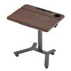 Stehschreibtisch, Höhenverstellbarer mobiler Steh-Sitz-Schreibtisch mit kippbarer Tischplatte, 715 x 525 mm Kleiner Computer-Sitz-Steh-Arbeitsplatz, 15 kg Tragfähigkeit,