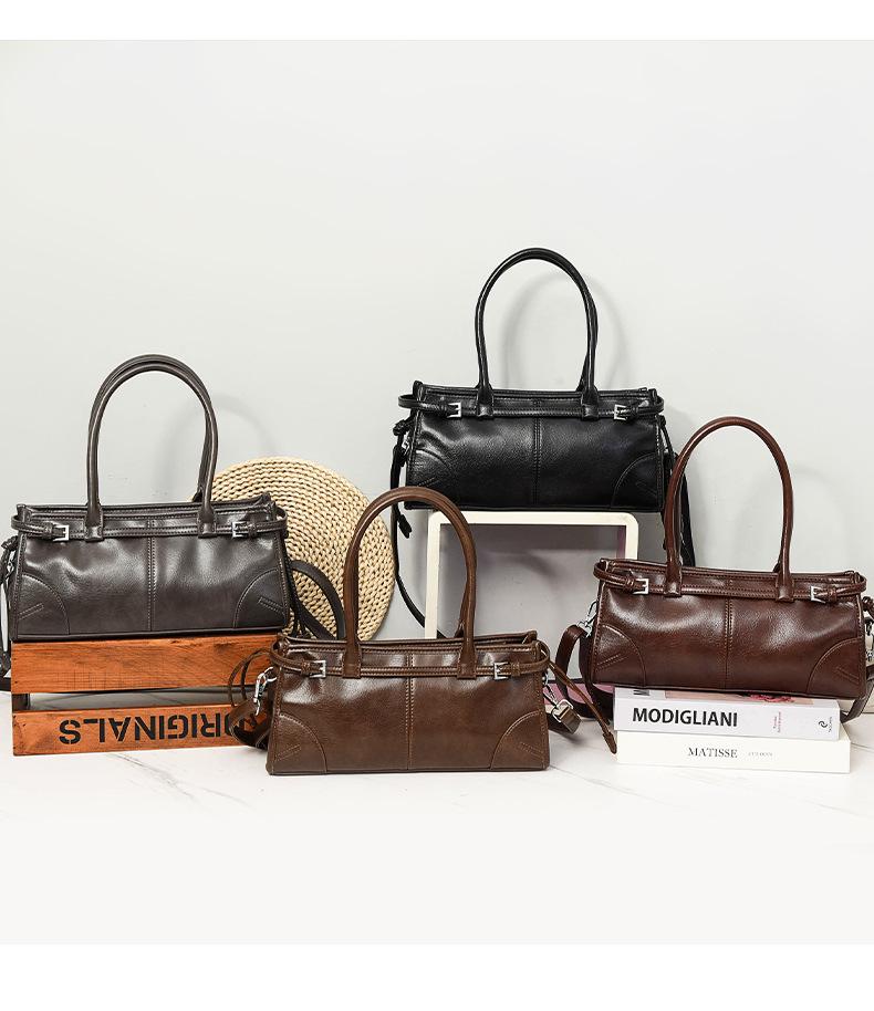 Autumn 2025 Retro High-End French Tote Bag with Large Capacity