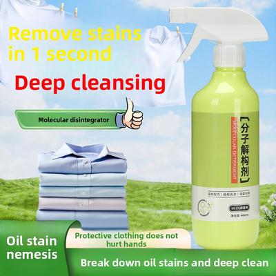 Detersivo per bucato smacchiante Rimuovi olio e grasso Smacchiatore tenace Pulitore per la casa