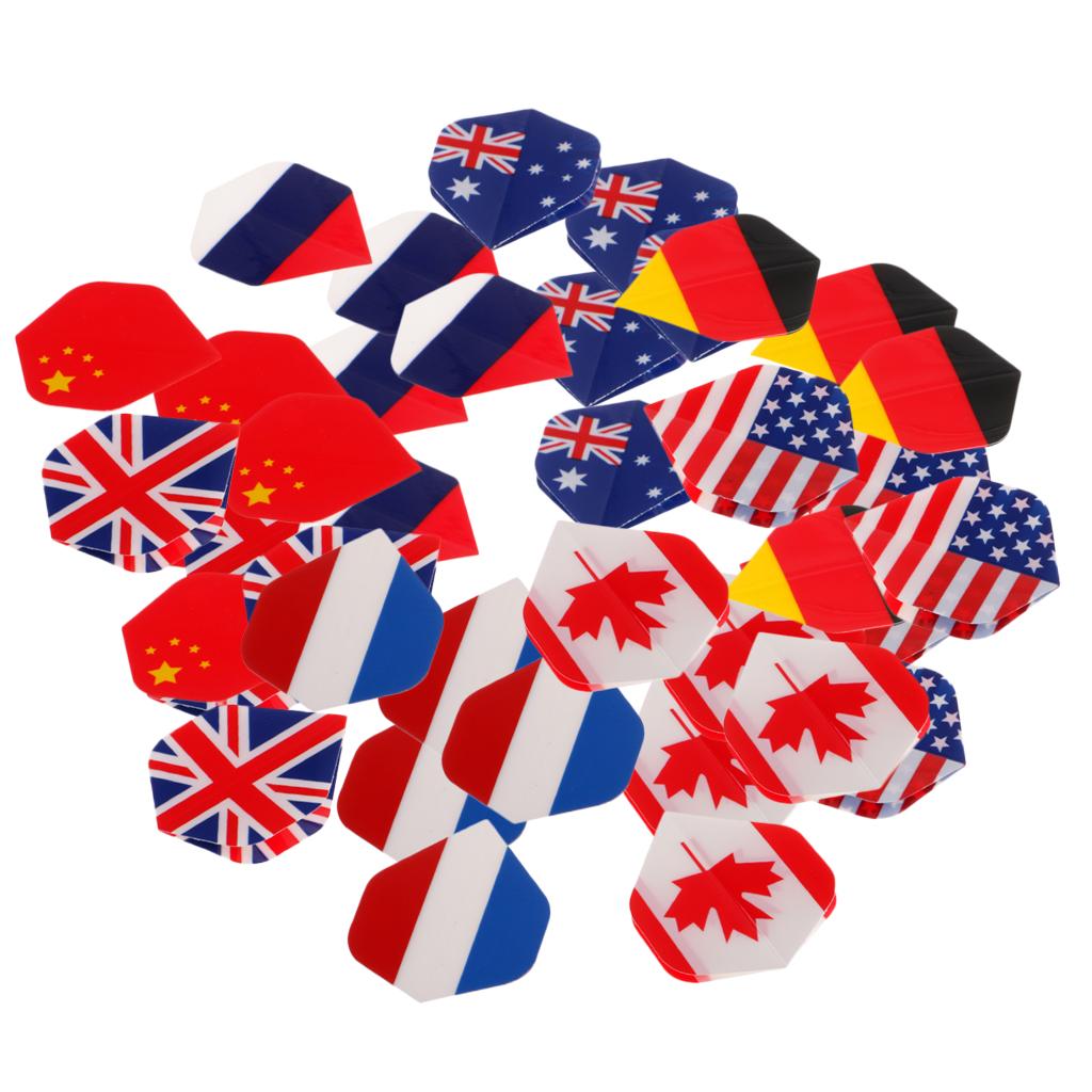 Multi Color Pet Dart Flights Stiff Tear Resistant Darts Accessory For Darts Steel Tips Electronic Dartboard Darts Dart 24Gm