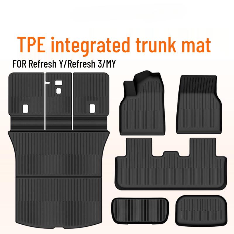 Tesla Model Y 25 Refresh All-in-One Trunk and Floor Mats Set.