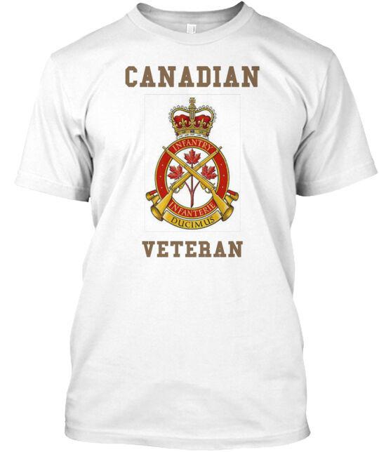 CANADIAN INFANTRY VETERAN T-Shirt Made in the USA Size S to 5XL M