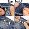2 Sets Adjustable Star Button Pant Waist Tightener Waist Buckle Sets No Sew and No Tools Detachable Decorative Buttons for Pants