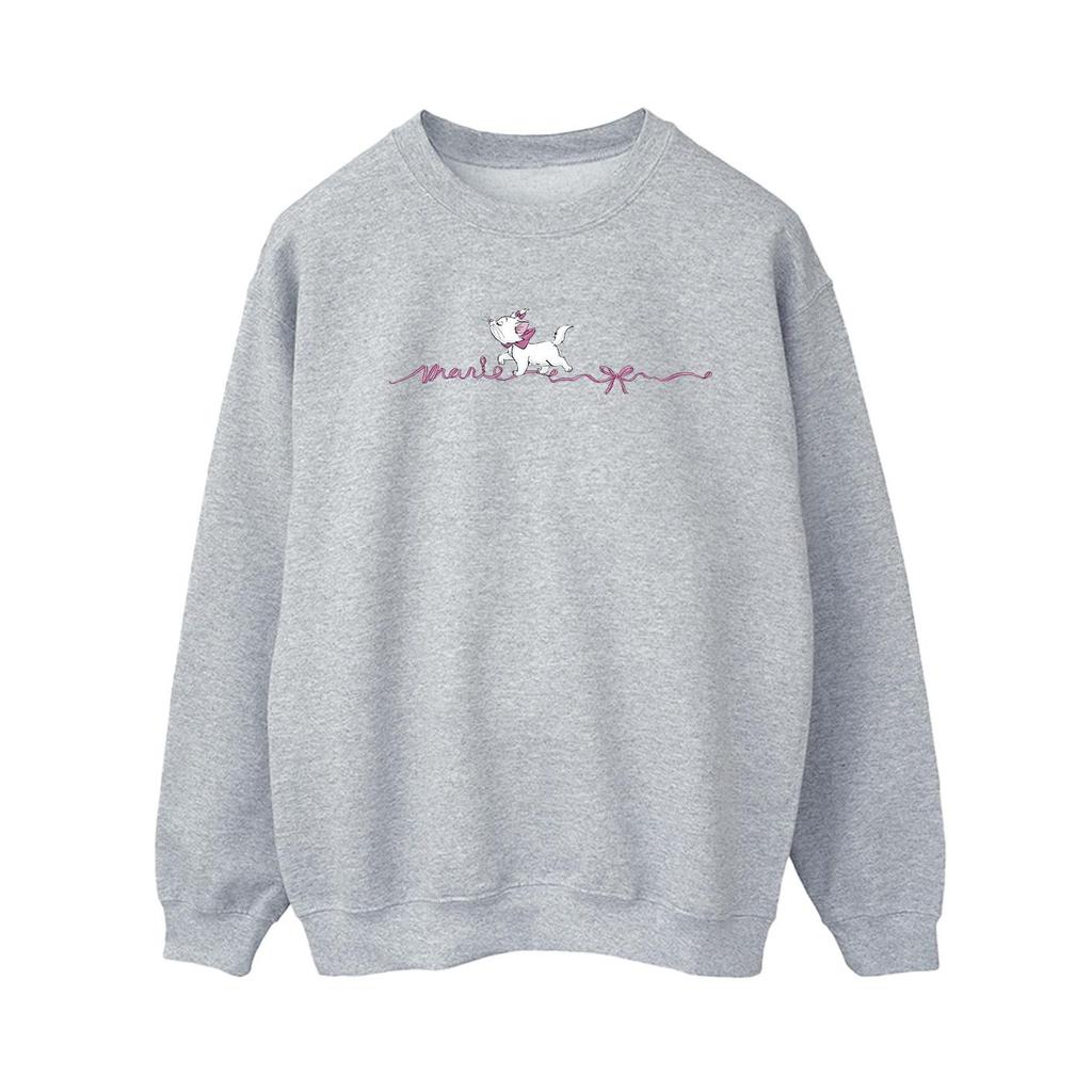 The Aristocats Womens/Ladies Marie Ribbon Sweatshirt