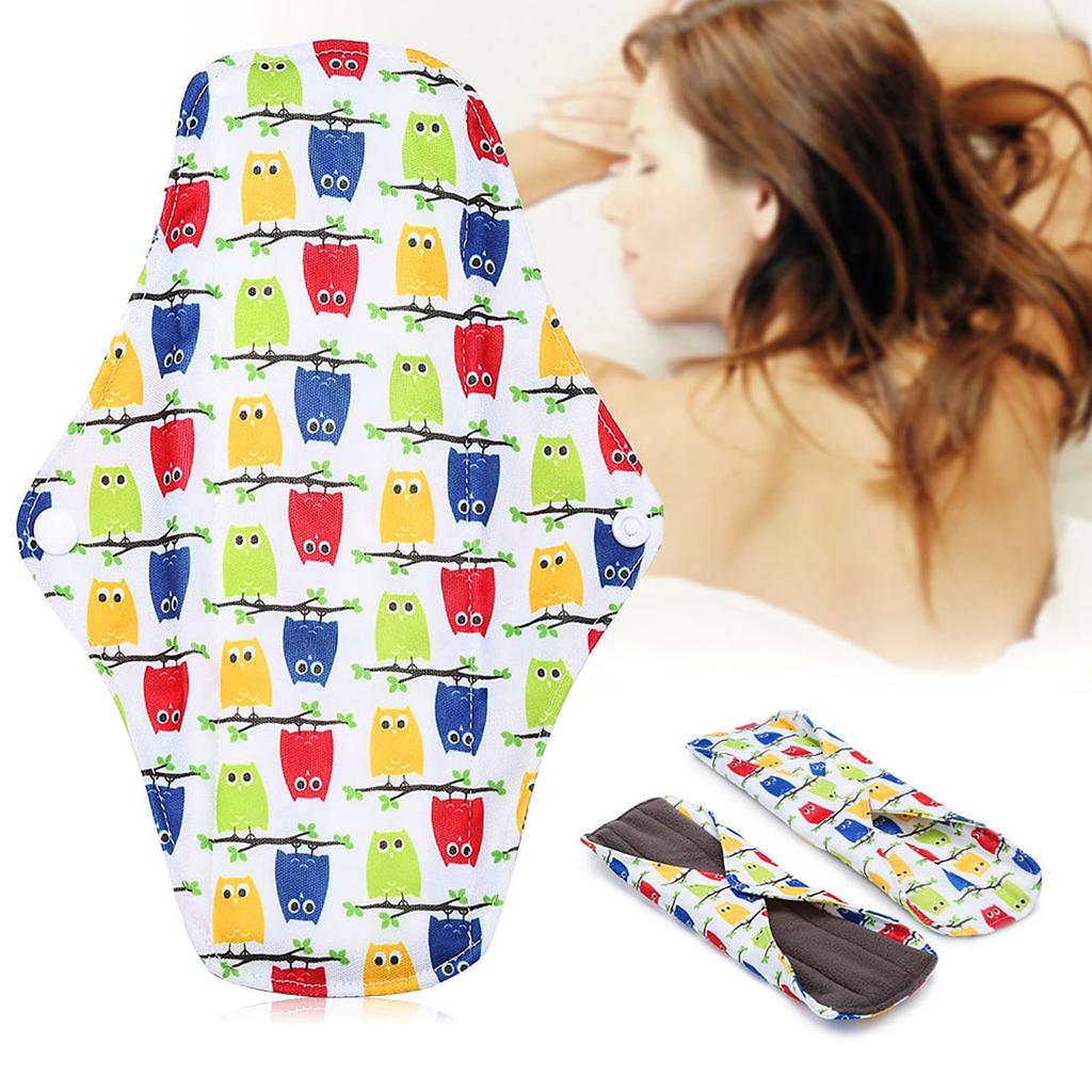 9 Types Women Reusable Washable Panty Liner Bamboo Charcoal Cloth Sanitary Menstrual Mama Pad