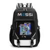 Large Capacity Schoolbag with Shoulder Strap; Student Three-piece Pencil Case Set