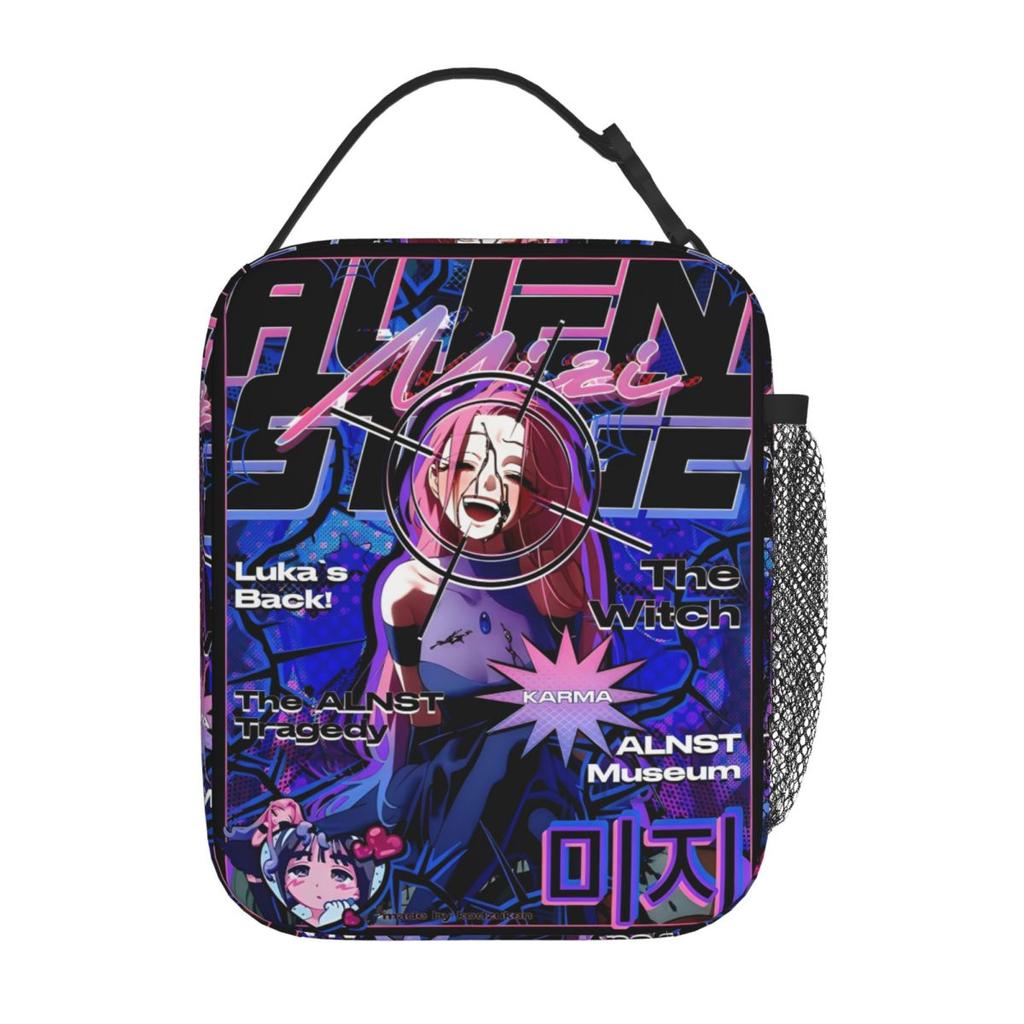 Anime Alien Stage Lunch Bag Casual Lunch Box For Women Beach Portable Zipper Cooler Bag Designer Thermal Lunch Bags