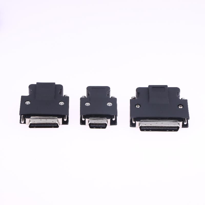 SM-6E/6P/14P/20P/26P/36P/50P MDR Connector Plug for SCSI Encoder and Servo Drive , High-Density Industrial Rectangular Interface