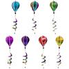 Multifunctional PVC Rotating Hot Air Balloon Wind Spinner for Outdoor Gardens Patios Balcony Weather Proof Ornaments