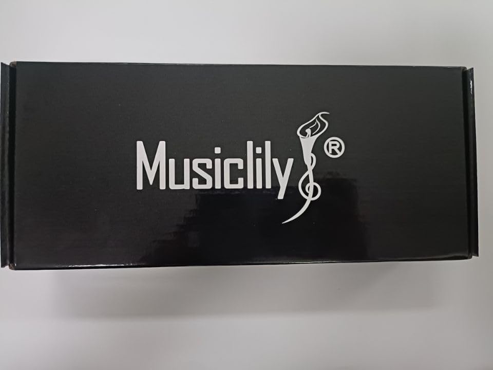 Musiclily Basic L2+ R2 Open Gear Bass Tuners for 4-String Ibanez-Style Electric Basses, Black