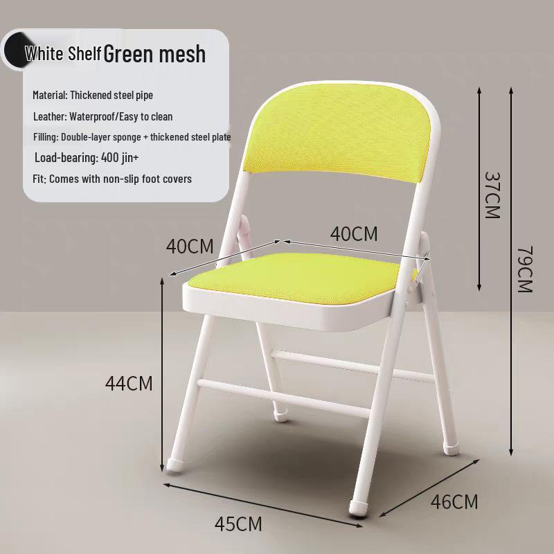 Folding Office & Dining Chair: Easy Storage, No Assembly Needed
