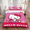 3pcs Hello Kitty Cover Set, 1 Cover + 2 Pillowcases (No Insert), Bedding for All Seasons, Bedding,Bedroom Decor Yy250922072
