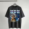 Sommer Denker Affe Meme Gewaschene Hemden Accessoires Oversize T-Shirt für Unisex Damen T-Shirts