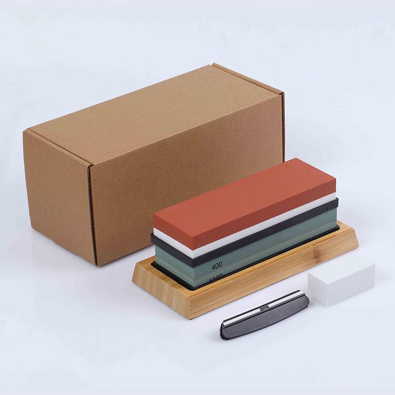 Bang Da Fu Weißkorund Doppelschärfstein-Set