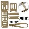 Taktischer Metall Modular Pistolenholster Adapter Kompatibel QLS Plattform Holster Oberschenkelband Jagd Schnellzugriff Zieh-Adapter